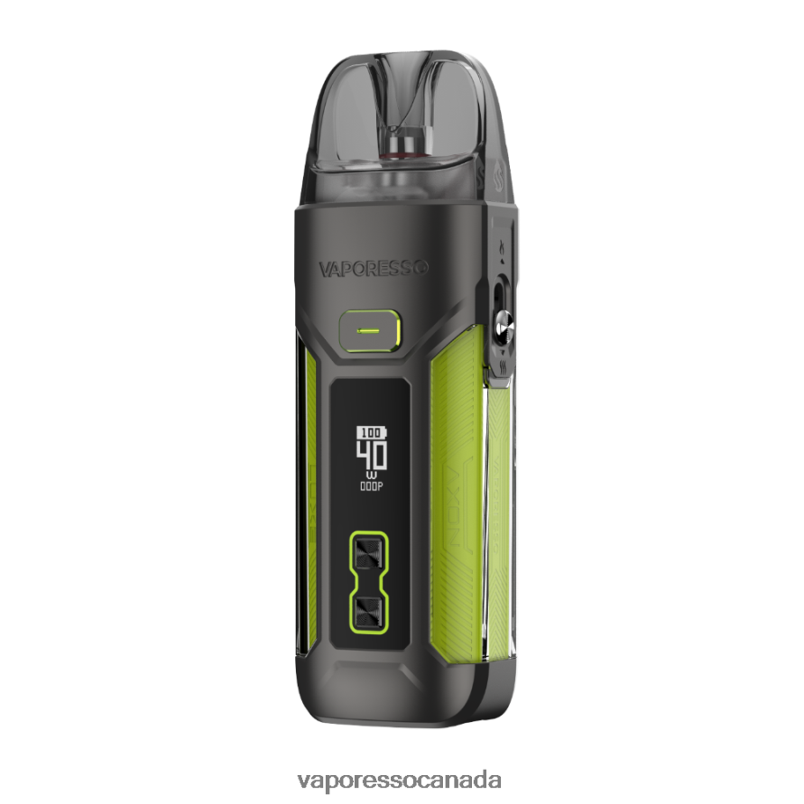 Vaporesso LUXE X Pro 6XVXFP86 Gunmetal Lime - Vaporesso Pods Canada